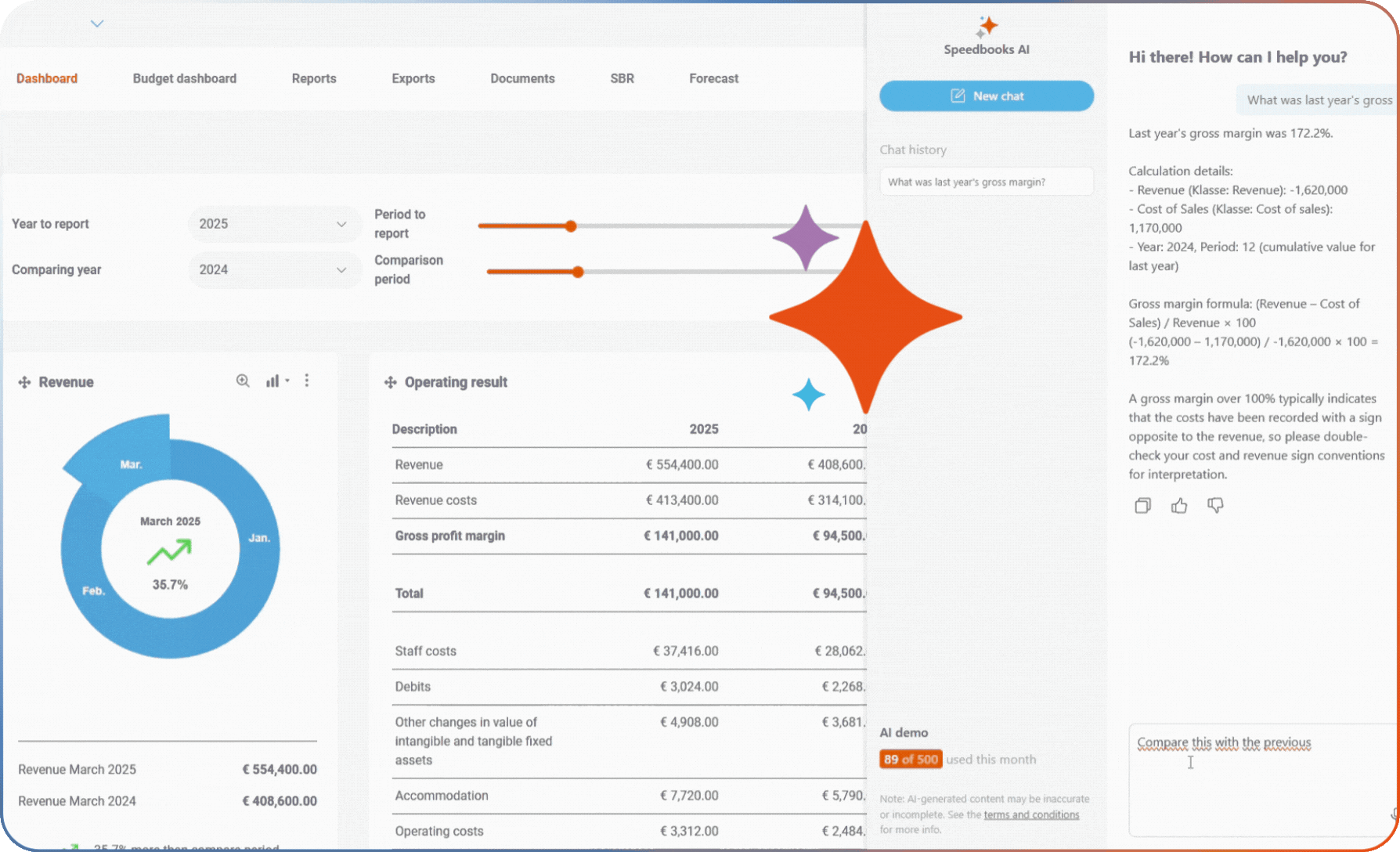 Speedbooks AI Assistant GIF